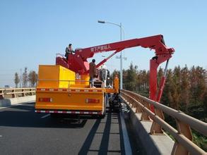 吊籃式橋梁檢測車(chē)出租現場(chǎng)